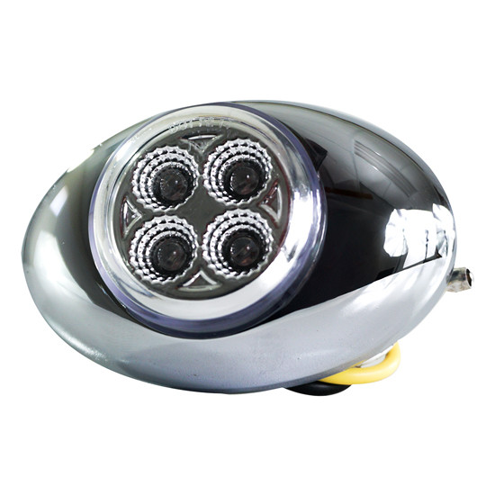 3/4 Inch Double Fury Mini Clearance/Marker Dual Color Light - Red To Green LED / Clear Lens