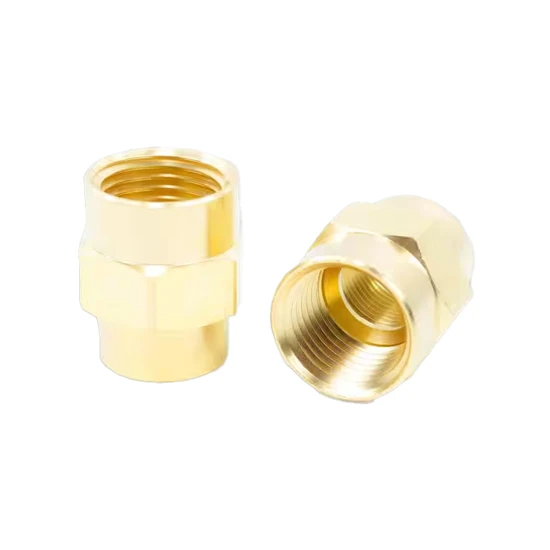 Brass Reducer Fpt-Fpt Coupling - 1/2 X 3/8 Inch