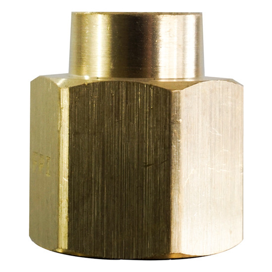 Brass Reducer Fpt-Fpt Coupling - 1/2 X 1/4 Inch
