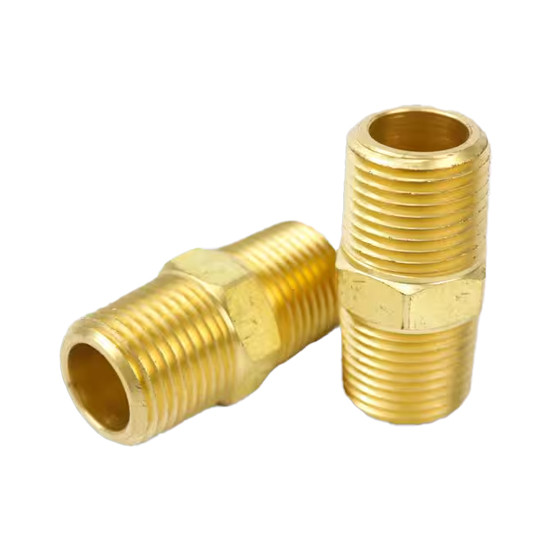 Brass Hex Nipple 1/2 Inch