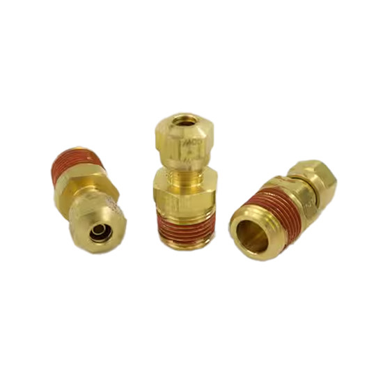 1/4 X 3/8 Inch Brass Straight Male Connector Brass Fitting
