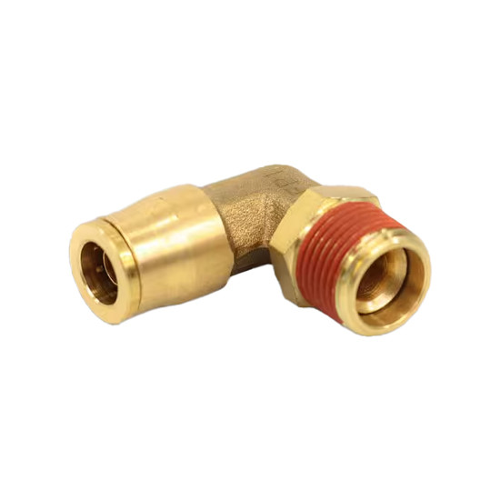 Male Brass Elbow 90 Degree Swivel 3/8 X 3/8 Inch