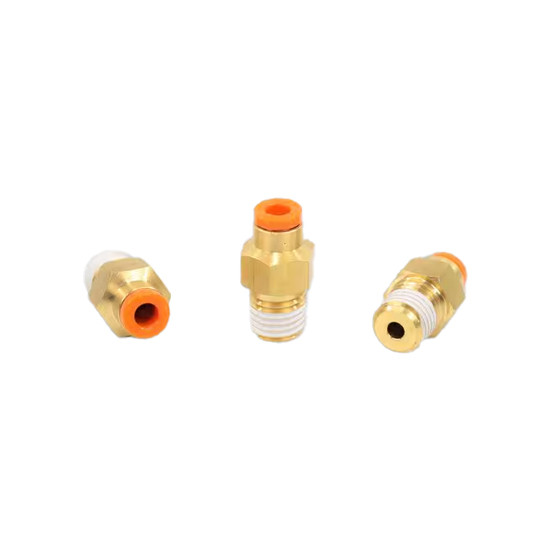 1/8 x 1/16 Inch Brass Male Push-to-Connect Coupler