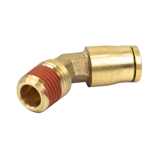 Brass Male Elbow 45 Degree 1/4 X 1/4 Inch For Nylon Tubing
