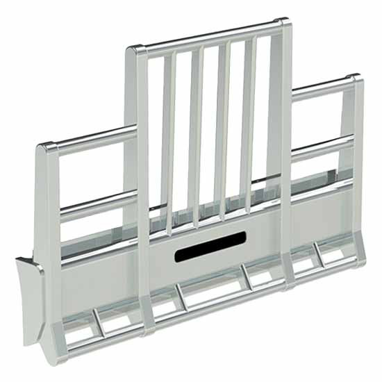 Herd Road Train Truck Guard Vertical Post With Slam Latch, Rake For Peterbilt 388, 389