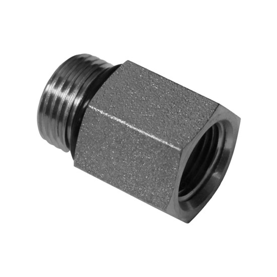 7/16 Inch-20 Steel Adapter O-Ring Boss / NPTF Female 706900806, OBM08NPF06