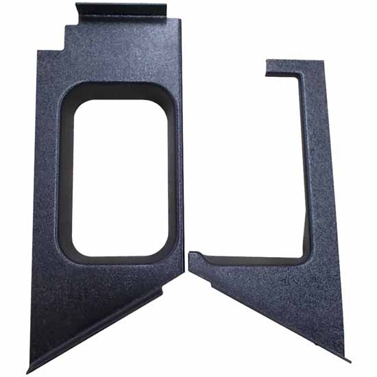 BESTfit Black Textured Plastic Lower Kick Panels For Peterbilt 359, 379 Replaces 20-08260