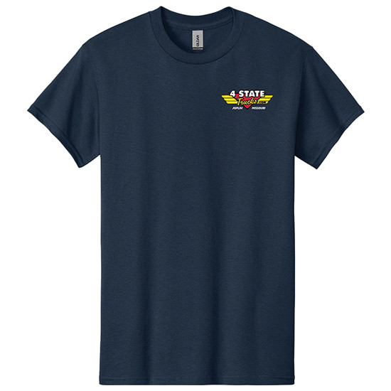 4 State Trucks Logo Navy T-Shirt