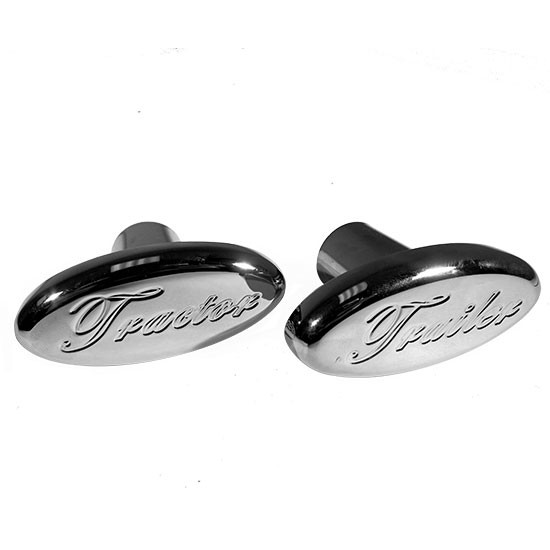 Chrome Brake Knob Billet For Peterbilt