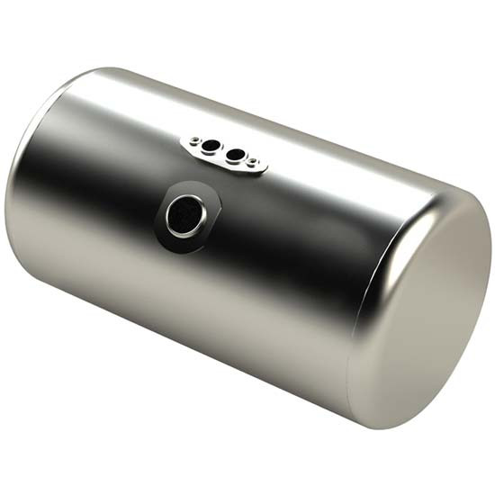 BESTfit Aluminum Fuel Tank 90 Gallon 26 X 41 Inch- Center Fill W/ Early Style Manifold For Peterbilt