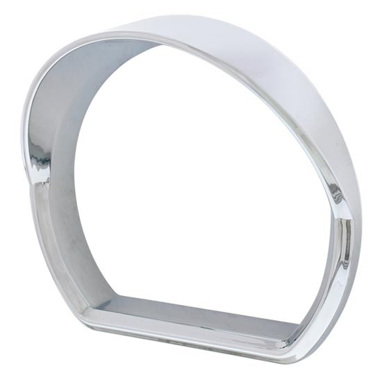 Chrome Speedometer or Tachometer Bezel W/ Visor For Peterbilt 579 And 587