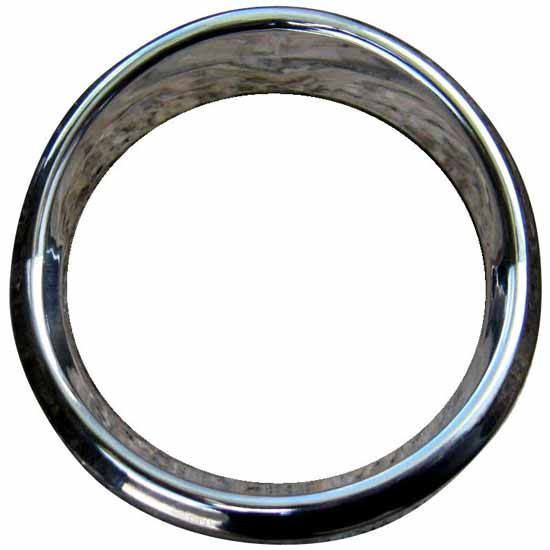 Chrome Small Gauge Bezel W/ Visor For Peterbilt 2006-Newer