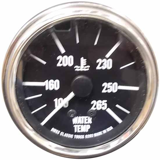 Peterbilt 359 2.625 Inch Mechanical Water Temperature Gauge W/ 12 Ft. Lead By BESTfit