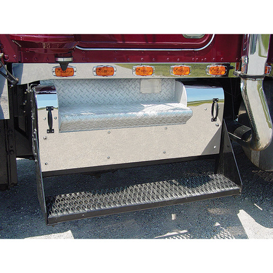 Roadworks Stainless Steel Battery/ Tool Box Cover Trim For Kenworth W900A
