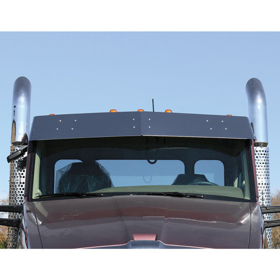 Sanded Factory Drop Visor For Keworth T680 / T80 Day Cab