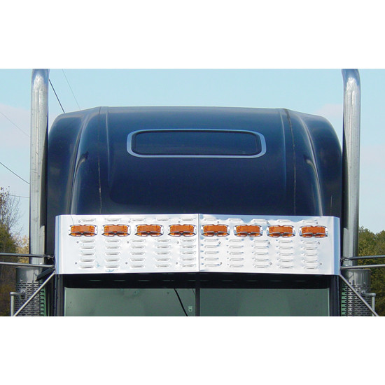 Stainless Steel Roof Top Window Trim For Freightliner Classic / FLD