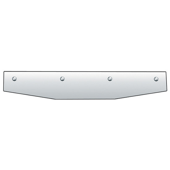 4 X 24 Inch Stainless Steel Top Mud Flap Accent Trims