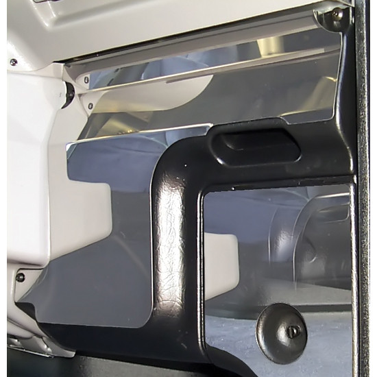TPHD Stainless Steel Lower Heater Panel Trim For Peterbilt 378, 379