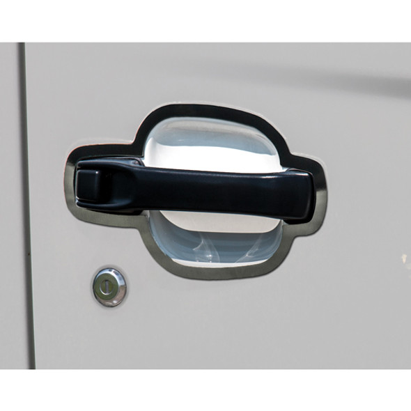 SS Door Handle Surrounds For Hino 338 SS Door Handle Surrounds For Hino 338