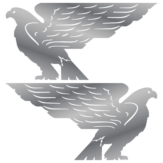 Stainless Steel Eagle Accent Truck Signs