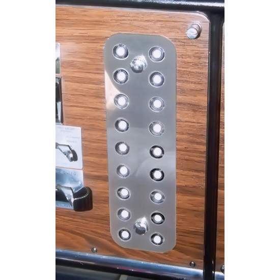 SS Circuit Breaker Surround Trim For Peterbilt 359