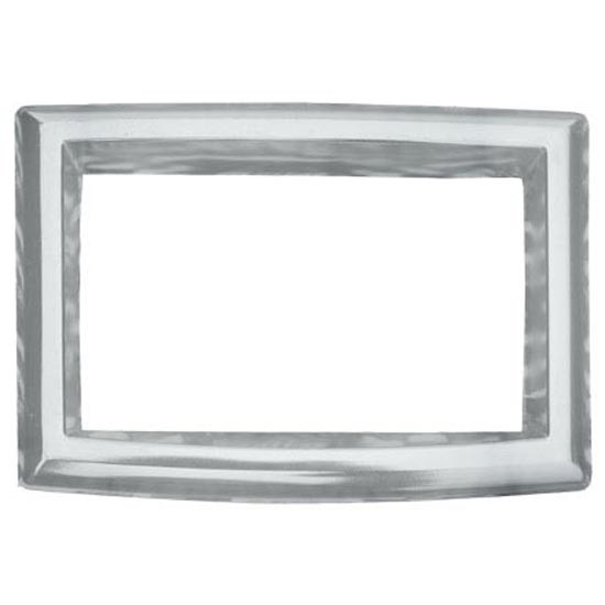 Chrome Plastic GPS Cover For Peterbilt 388 & 389