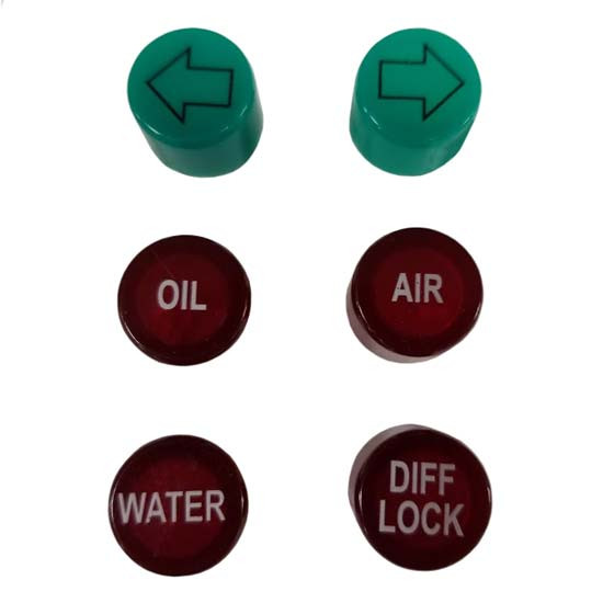 Peterbilt 359 Dash Indicator Lens Set By BESTfit