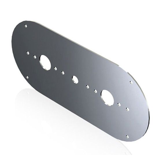 Turnpike Truck Trim Sleeper Dome Light Panel With Two Watermelon Light Holes And One Switch Hole For Peterbilt