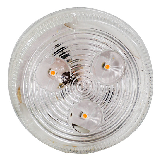 2.5 Inch Marker Light Amber LED / Clear Lens