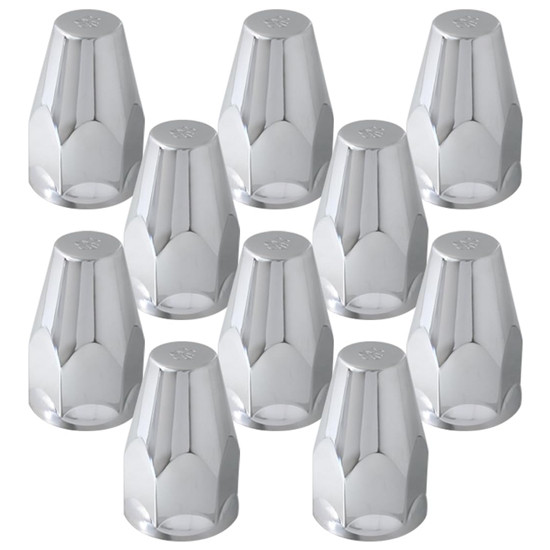 33mm x 3.25 Inch Chrome Classic Screw On Lug Nut Cover With Flange