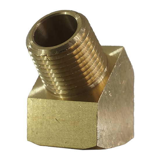 1/2 Inch Brass Street Elbow- 45 Degree