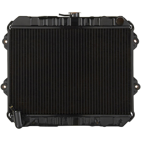 BESTfit Copper Brass Radiator 14.687 X 20.687 X 1.25 Inch 2 Row Replaces DPI 687 For Toyota Pickup 1981-1983 With Automatic Transmission