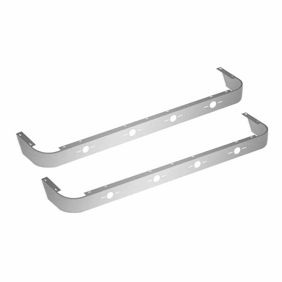 72 Inch Sleeper Panels With 8 Slotted Light Holes - No Extender For Peterbilt 389 Long Hood 2008- 2023