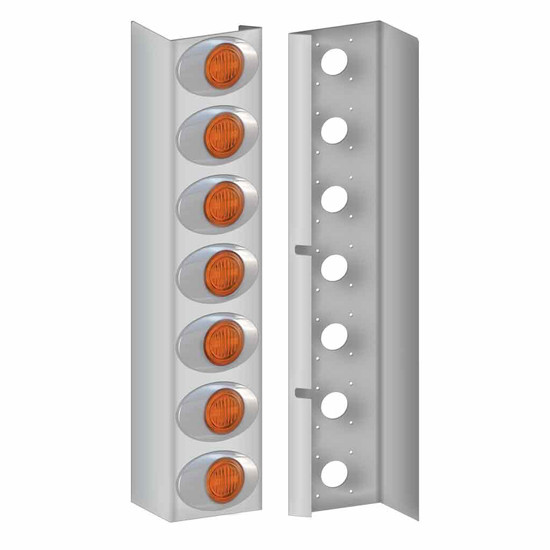 Front 15 Inch Donaldson Air Cleaner Light Bar With 14 G2 LEDs For Kenworth W900