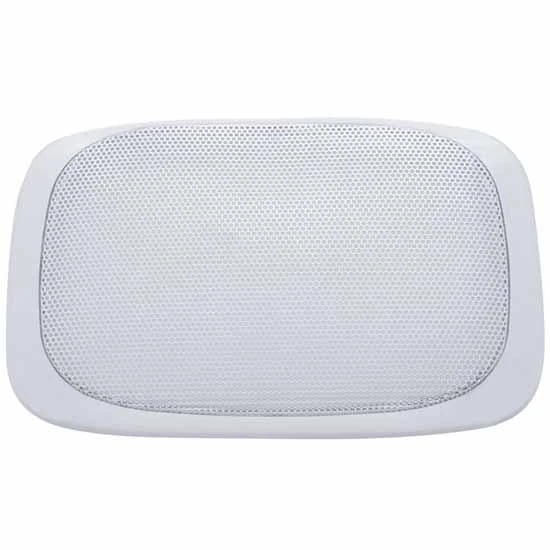Chrome Rectangular Speaker Cover Above Door For Peterbilt 2006-Newer