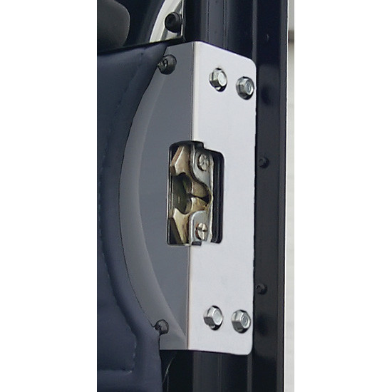 Turnpike Truck Trim Stainless Steel Inner Door Latch Trim For Peterbilt Models 2004 & Older