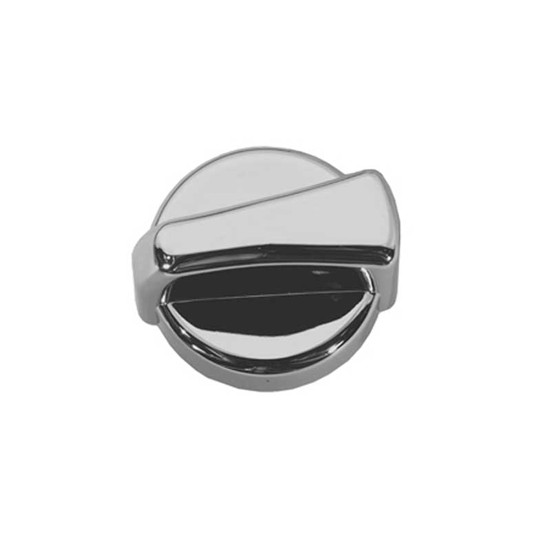 Chrome A/C Heater Control Knob Sleek Design Style for Vehicle Interior Controls For 1995-2005 Peterbilt 370 Model