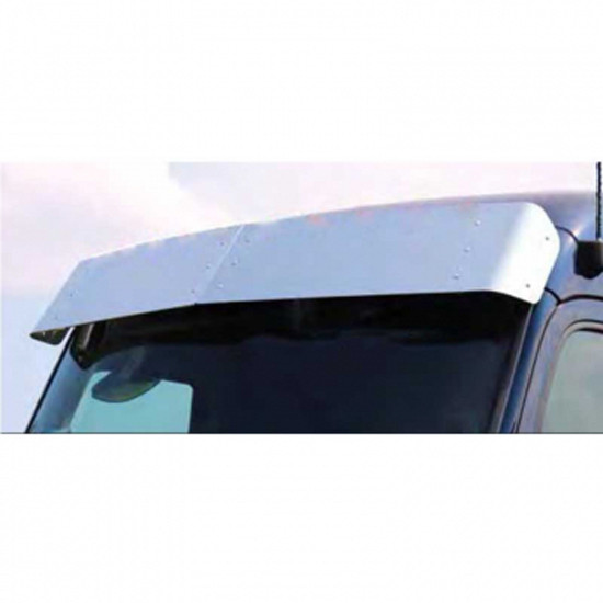 13 Inch Stainless Steel 1 Piece Drop Visor For Peterbilt 567 & 579