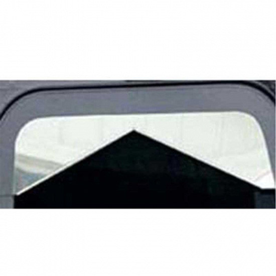 8 Inch Stainless Steel Reverse Bowtie Top Door Window Chop For Peterbilt