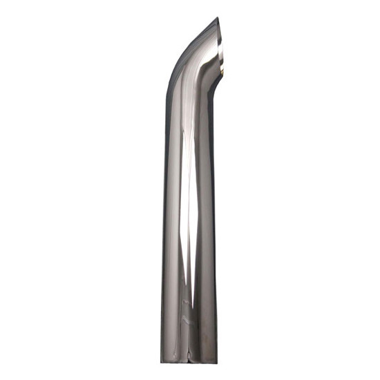 8 X 108 Inch Chrome West Coast Turn Exhaust Stack By BESTfit
