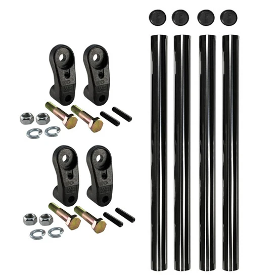 Steel Standard Post Style Round End Fender Mount Kit