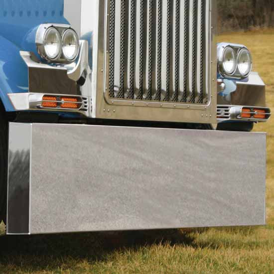 22 Inch Stainless Steel Texas Mitered End- Blind Mount For Freightliner, International, Kenworth, Peterbilt, Western Star