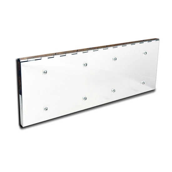 Stainless Steel 2 Plate Hinged License Plate Holder For Peterbilt 379