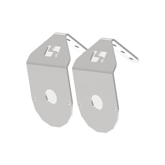 Stainless Steel Turn Signal Light Brackets W/ Out Logo & Lights