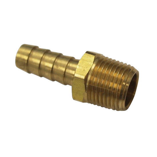 3/8 Inch Barb X 3/8 Inch Pipe Brass Hose Fitting Replaces 10506B106, 125HBL66