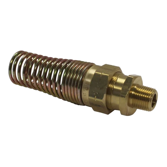 1/2 X 3/8 Inch Brass Hose Coupling W/ Spring Replaces E8598