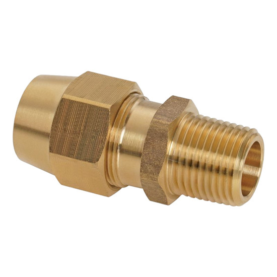 3/8 X 1/2 Inch Brass Hose Coupling W/ Spring Replaces E8592
