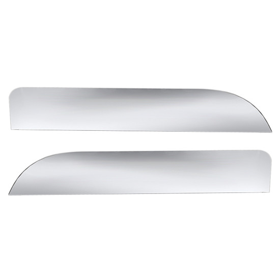 4.75 Inch Stainless Steel Chop Top Window Panel For Kenworth & Peterbilt