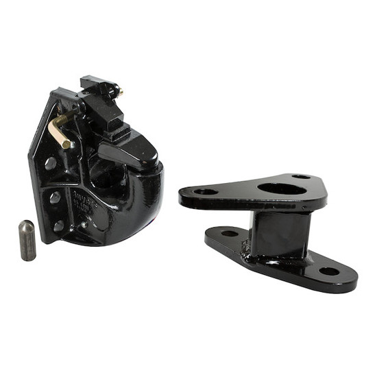 45 Ton 6- Hole Air Compensated Pintle Hook Kit W/ Brake Chamber Bracket