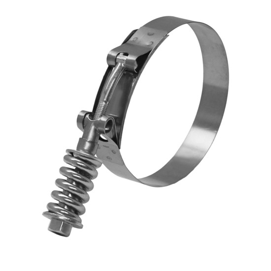 4.06 To 4.38 Inch Stainless Steel T- Bolt Clamp Replaces B92240406, 32863, HTS406